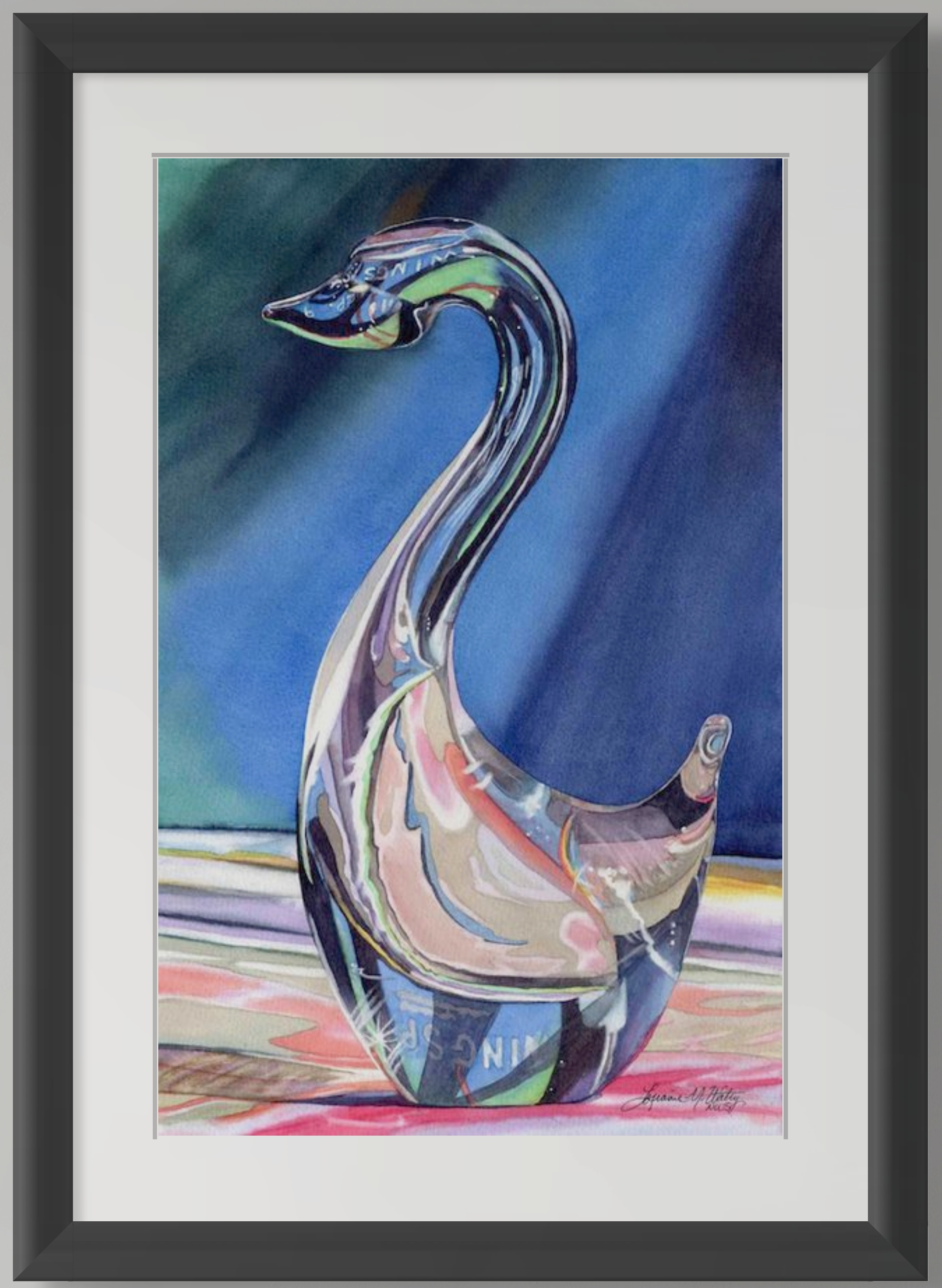 Wingspan Swan 14x9 $885 at Hunter Wolff Gallery